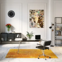 Biurko Officia 160x80 Cm Transparentne Blat Szklany*KARE Design Hot