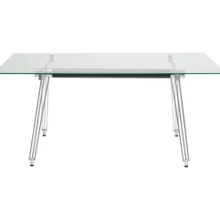 Biurko Officia 160x80 Cm Transparentne Blat Szklany*KARE Design Hot