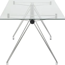 Biurko Officia 160x80 Cm Transparentne Blat Szklany*KARE Design Hot