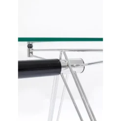 Biurko Officia 160x80 Cm Transparentne Blat Szklany*KARE Design Hot