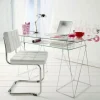 Biurko Polar 135x65 Cm Transparentne Blat 8 Mm*KARE Design Best