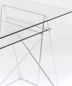 Biurko Polar 135x65 Cm Transparentne Blat 8 Mm*KARE Design Best