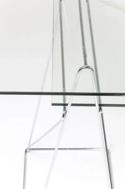 Biurko Polar 135x65 Cm Transparentne Blat 8 Mm*KARE Design Best