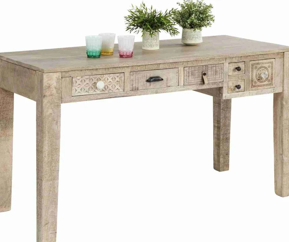 Biurko Puro 135x60 Cm Naturalne*KARE Design New