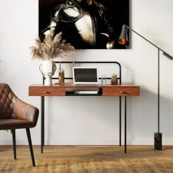 Biurko Ready To Work 120x60 Cm Orzech*KARE Design Discount
