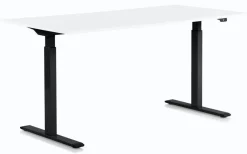 Biurko Smart 160x80 Cm Biało-czarne*KARE Design Clearance