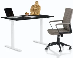 Biurko Smart 120x70 Cm Czarno-białe*KARE Design Online
