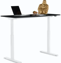 Biurko Smart 140x60 Cm Czarno-białe*KARE Design Online