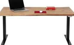 Biurko Z Elek. Regulacją Wysokości Harmony 160x80 Cm Akacja - Nogi Czarne*KARE Design Discount