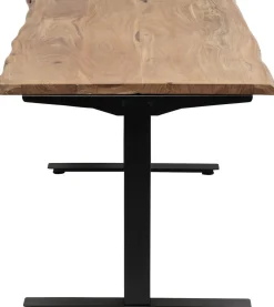 Biurko Z Elek. Regulacją Wysokości Harmony 160x80 Cm Akacja - Nogi Czarne*KARE Design Discount