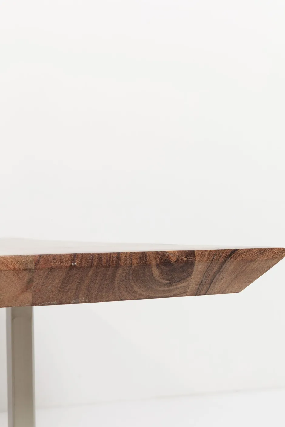 Blat Ciemnobrązowy Prostokątny Z Drewna Akacjowego 180x90 Cm*KARE Design Discount