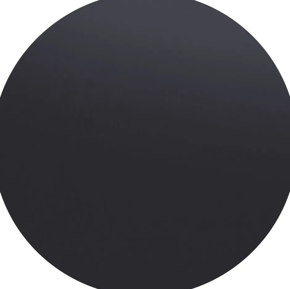 Blat Okrągły Czarny MDF Ø110 Cm*KARE Design Best