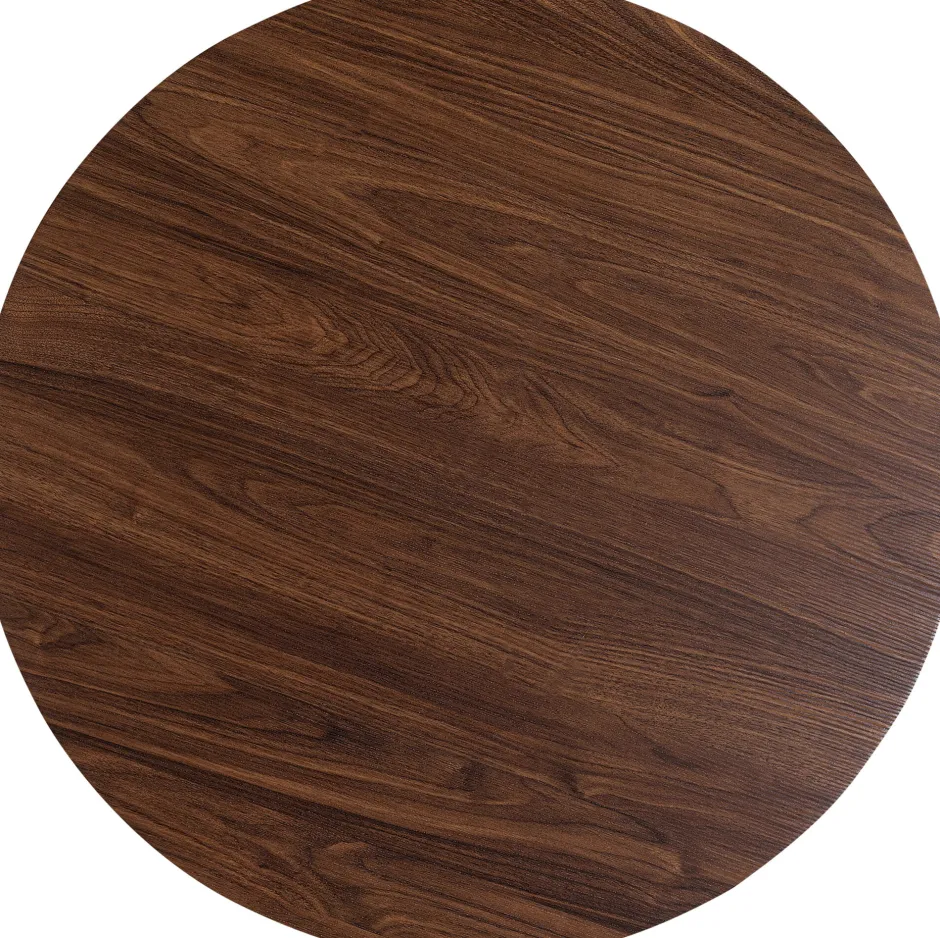 Blat Okrągły MDF Laminowany Kolor Orzech Włoski Ø110 Cm*KARE Design New