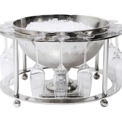 Cooler Do Butelek Champagne Time ∅61x38 Cm Srebrny*KARE Design Hot