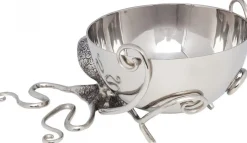 Cooler Do Butelek Octopus 46x26 Cm Srebrny*KARE Design Best