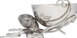 Cooler Do Butelek Octopus 46x26 Cm Srebrny*KARE Design Best