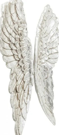 Dekoracja ścienna Angel Wings 61x106 Cm Srebrna*KARE Design Best