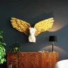 Dekoracja ścienna Anioł Stróż Złote Skrzydła Kobieta 124x71 Cm*KARE Design