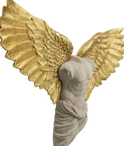 Dekoracja ścienna Anioł Stróż Złote Skrzydła 124x71 Cm*KARE Design Online