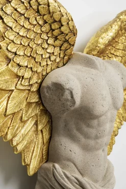 Dekoracja ścienna Anioł Stróż Złote Skrzydła 124x71 Cm*KARE Design Online