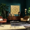 Dekoracja ścienna Art Circle 120x120 Cm Złota*KARE Design