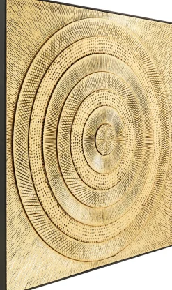 Dekoracja ścienna Art Circle 120x120 Cm Złota*KARE Design