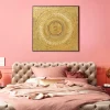 Dekoracja ścienna Art Geometric Circle 120x120 Cm Złota*KARE Design Discount