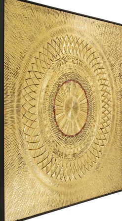 Dekoracja ścienna Art Geometric Circle 120x120 Cm Złota*KARE Design Discount