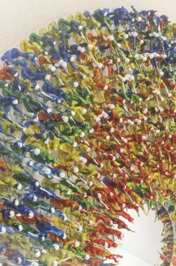 Dekoracja ścienna Colour Explosion 120x120 Cm Kolorowa*KARE Design Clearance