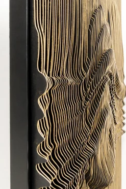 Dekoracja ścienna 3D Drewno I MDF 100x100 Cm*KARE Design Discount