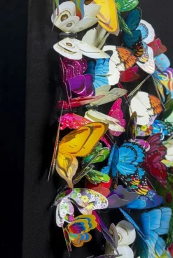 Dekoracja ścienna Farfalla 120x120 Cm Kolorowa*KARE Design Online