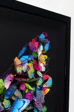 Dekoracja ścienna Farfalla 120x120 Cm Kolorowa*KARE Design Online