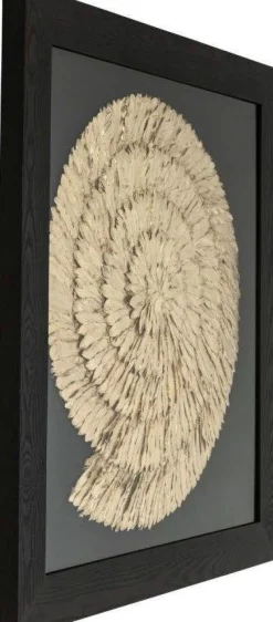 Dekoracja ścienna Golden Snail 120x120 Cm Czarno-złota*KARE Design Discount
