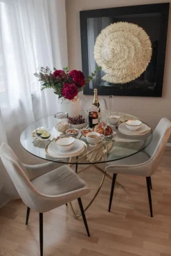 Dekoracja ścienna Golden Snail 120x120 Cm Czarno-złota*KARE Design Discount