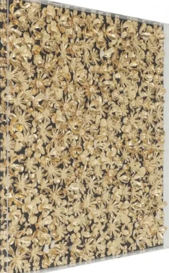 Dekoracja ścienna Gold Flower 120x120 Cm Złota*KARE Design Online
