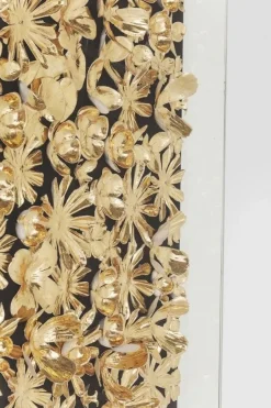 Dekoracja ścienna Gold Flower 120x120 Cm Złota*KARE Design Online