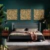 Dekoracja ścienna Gold Flower 80x80 Złota*KARE Design Hot