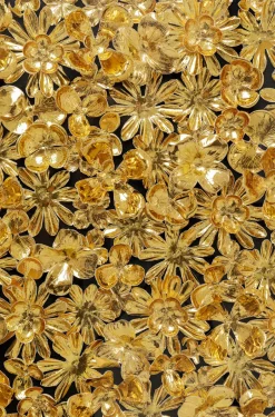 Dekoracja ścienna Gold Flower 80x80 Złota*KARE Design Hot