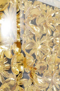 Dekoracja ścienna Gold Flower 80x80 Złota*KARE Design Hot