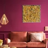 Dekoracja ścienna Gold Flower 60x60 Cm*KARE Design
