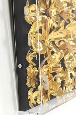 Dekoracja ścienna Gold Flower 60x60 Cm*KARE Design