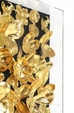 Dekoracja ścienna Gold Flower 60x60 Cm*KARE Design