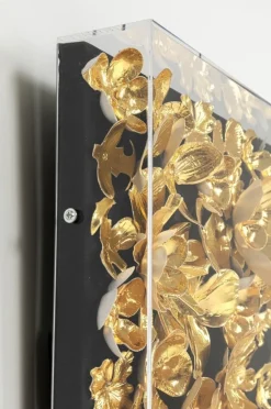 Dekoracja ścienna Gold Flower 60x60 Cm*KARE Design