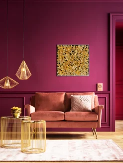 Dekoracja ścienna Gold Flower 60x60 Cm*KARE Design