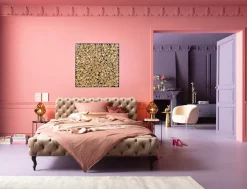 Dekoracja ścienna Gold Leaf 120x120 Cm Złota*KARE Design Online