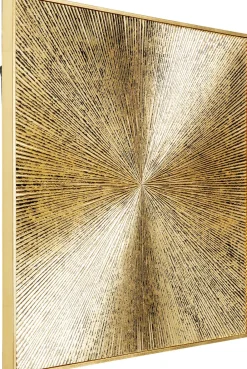 Dekoracja ścienna Illumino 80x80 Cm Złota*KARE Design New