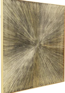 Dekoracja ścienna Illumino 120x120 Cm Złota*KARE Design Sale