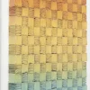 Dekoracja ścienna Kolorowa Mesh Z Płótna Lnianego 75x100 Cm*KARE Design Clearance