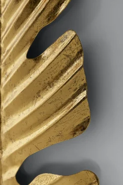 Dekoracja ścienna Leaf 26x92 Cm Złota*KARE Design Sale