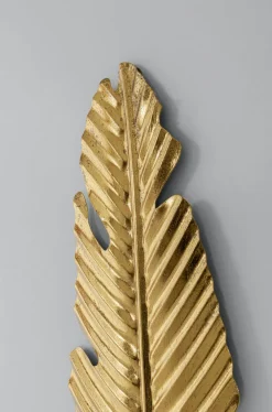 Dekoracja ścienna Leaf 26x92 Cm Złota*KARE Design Sale